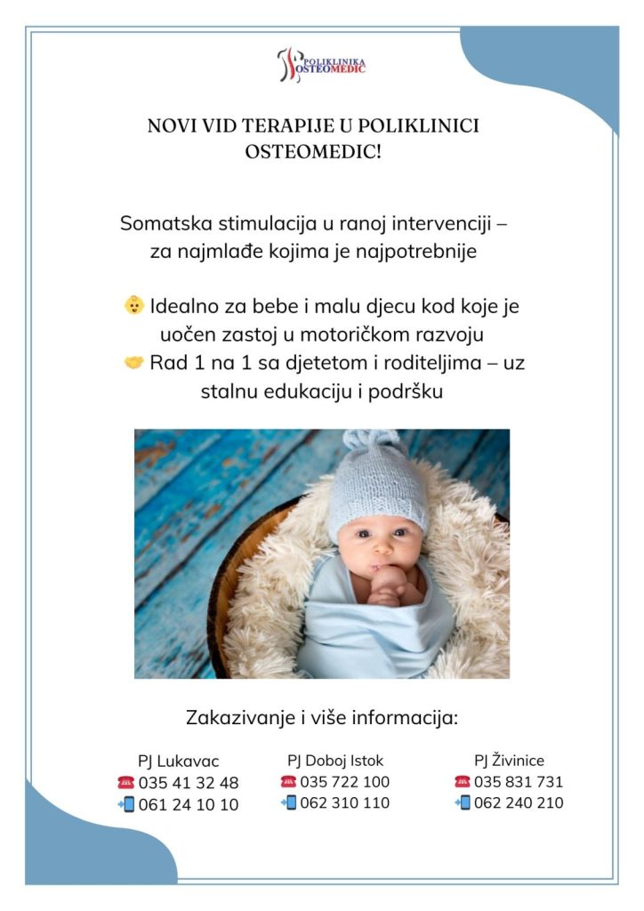 NOVI VID TERAPIJE U POLIKLINICI OSTEOMEDIC!